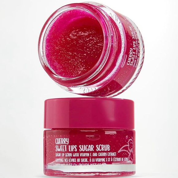 W7 Cherry Swirl Lip Care Trio ~Overnight Lip Mask, Lip Balm & Scrub New - Picture 5 of 6